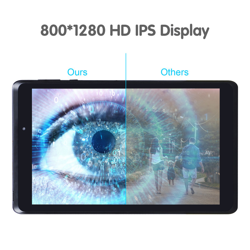 C idea Портативный 8-дюймовый планшет Android 13 с голубым экраном Wi-Fi 32GB+64GB расширенный HD IPS CM825