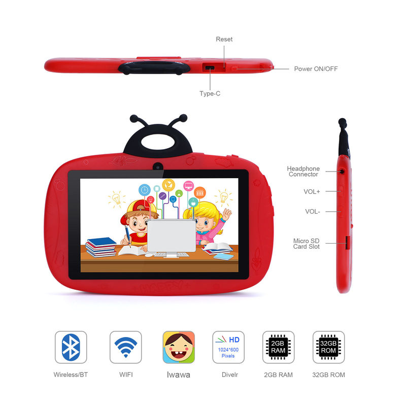 C Idea WiFi Tablet для детей 7 дюймовый смарт планшетный компьютер для обучения детей с корпусом CM76