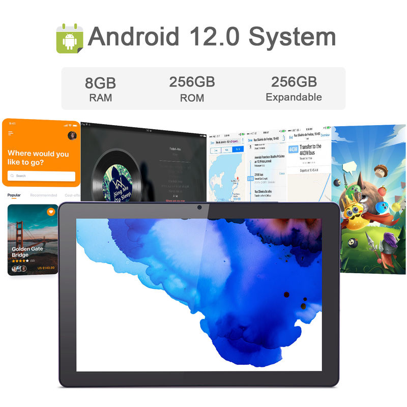 C Idea 9,7 дюйма Android 12 Tablet 8 ГБ оперативной памяти 512 ГБ ROM Модель CM7800 Розовый