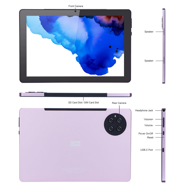 C Idea 9,7 дюйма Android 12 Tablet 8 ГБ оперативной памяти 512 ГБ ROM Модель CM7800 Розовый