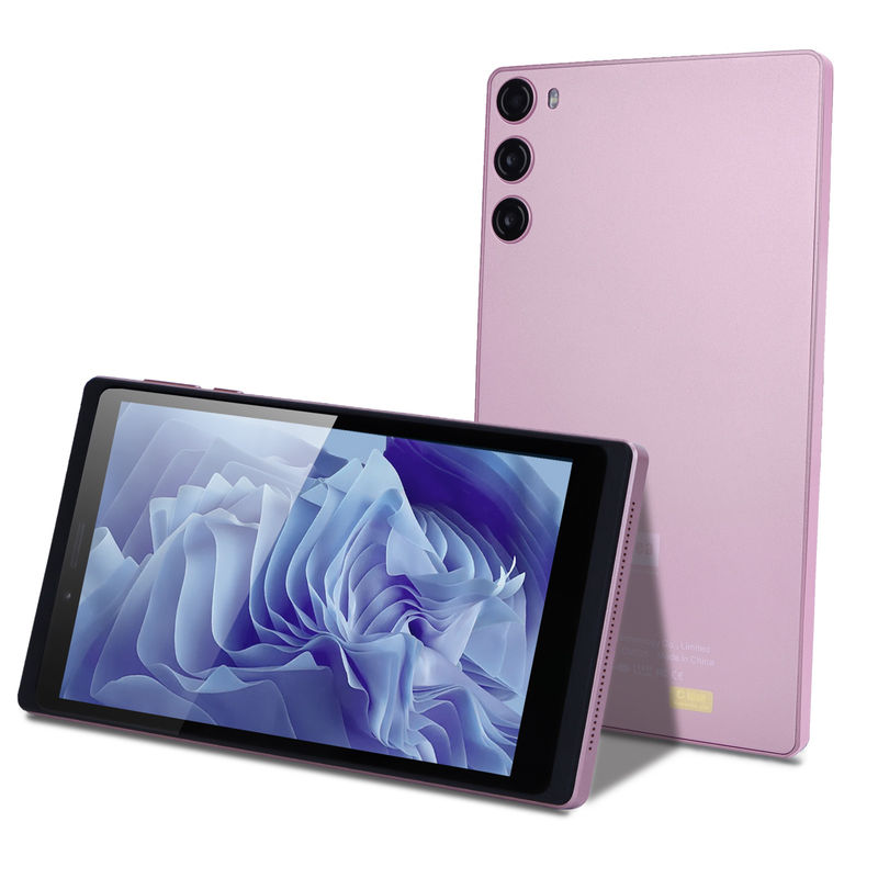 C Idea Android 12 Tablet 6GB RAM 128GB ROM с SIM 7 дюймовый планшетный ПК для студентов CM525 Розовый