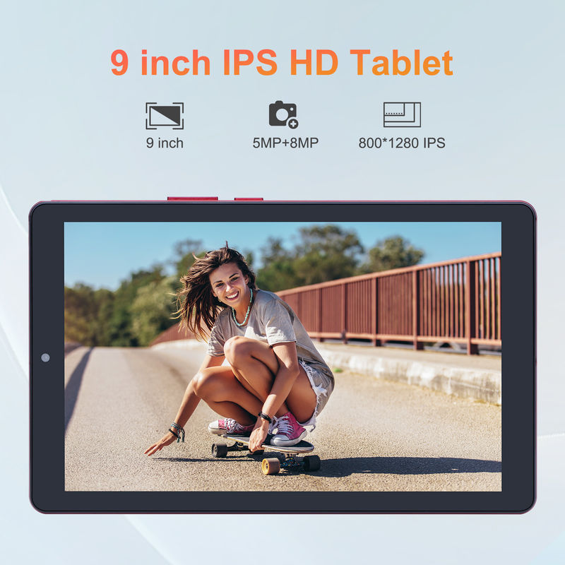 C Idea 9 дюймовый планшет Android 12 8 ГБ оперативной памяти 512 ГБ ROM 5MP + 8MP Dual Camera WIFI планшет с SIM-картой CM915 (красный)