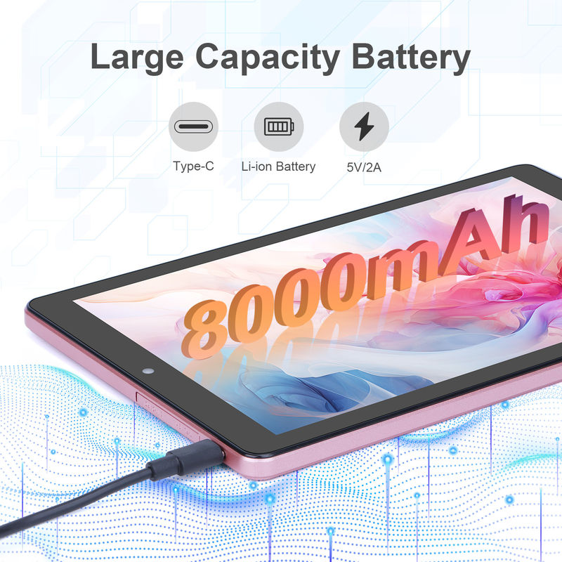 C идея 9 дюймовый планшетный ПК WIFI 2.4G/5G 800x1280 IPS Screen Android Tablet Поддержка звонков с двойной камерой ((Розовый)