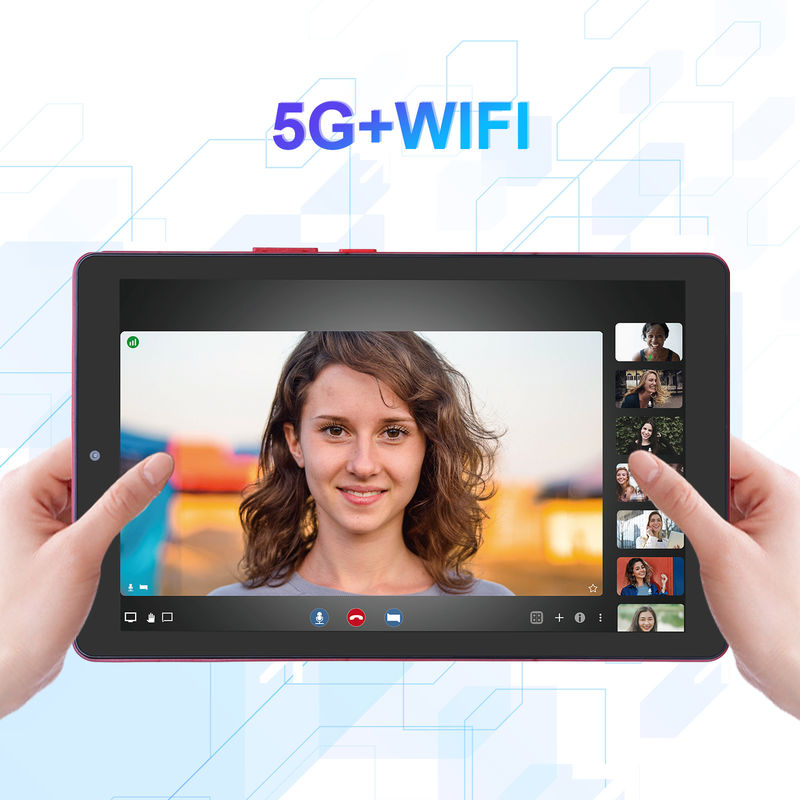C идея 9 дюймовый планшетный ПК WIFI 2.4G/5G 800x1280 IPS Screen Android Tablet Поддержка телефонных звонков с двойной камерой (красный)