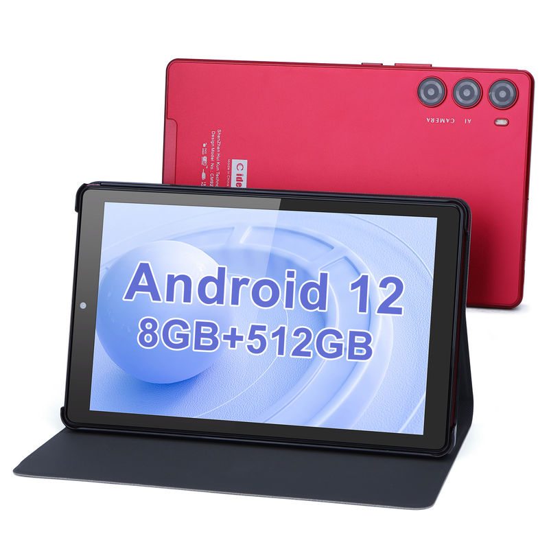 C идея 9 дюймовый планшетный ПК WIFI 2.4G/5G 800x1280 IPS Screen Android Tablet Поддержка телефонных звонков с двойной камерой (красный)