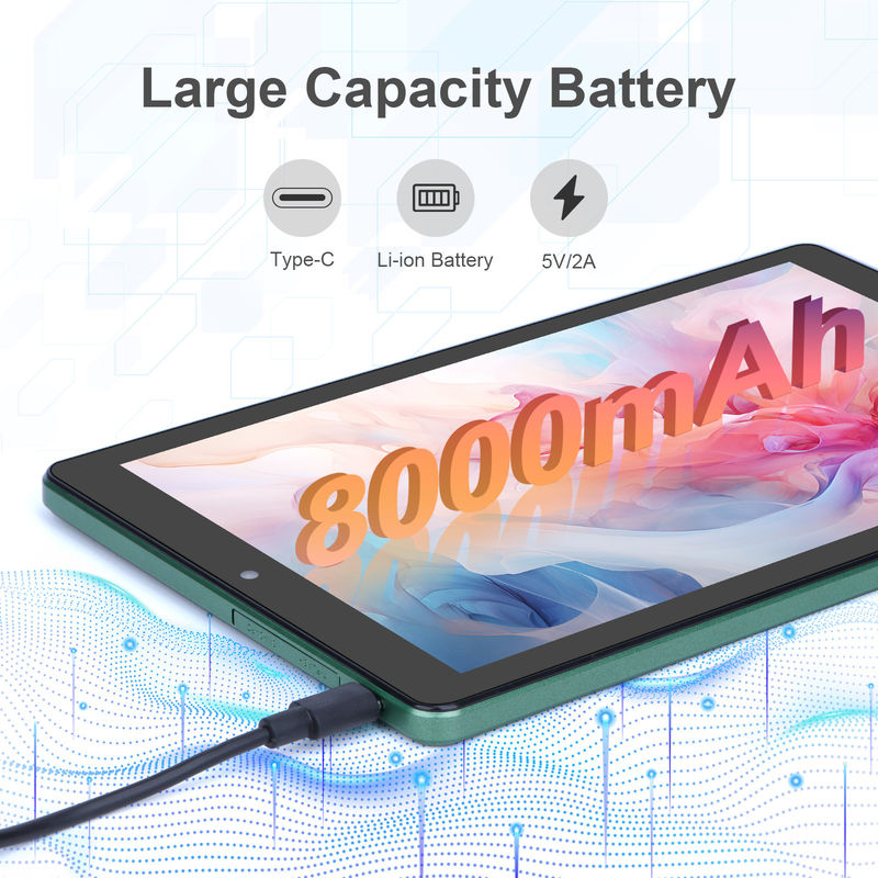 C идея 9 дюймовый планшетный ПК WIFI 2.4G/5G 800x1280 IPS Screen Android планшетный телефон поддержка звонков с двойной камерой ((зеленый)