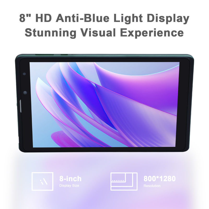 C Idea 8 дюймовый Android Tablet Pc Производитель с Android 12 Quad Core 8GB+512GB Хранение IPS HD Дисплей CM835 ((зеленый)