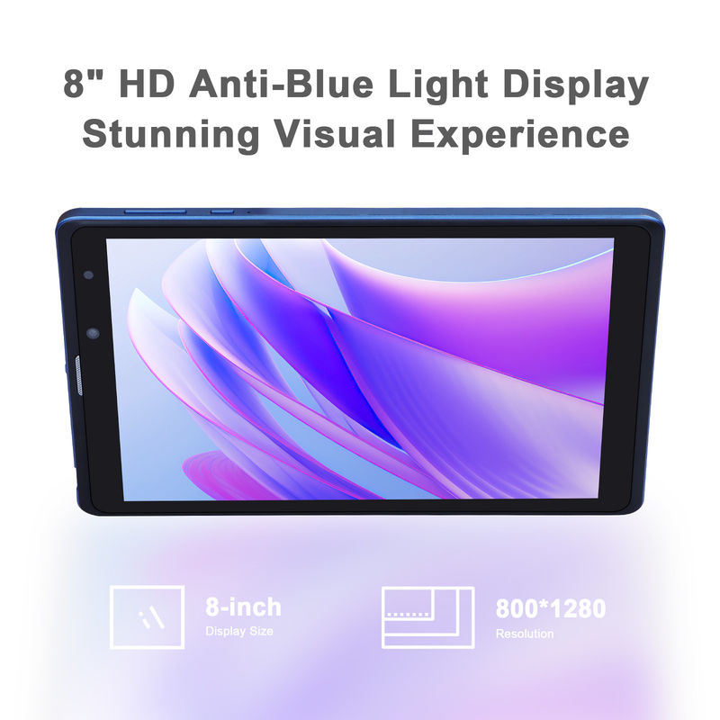 C Idea 8 дюймовый Android Tablet Pc Производитель с Android 12 Quad Core 8GB+512GB Хранение IPS HD Дисплей CM835 ((синий)