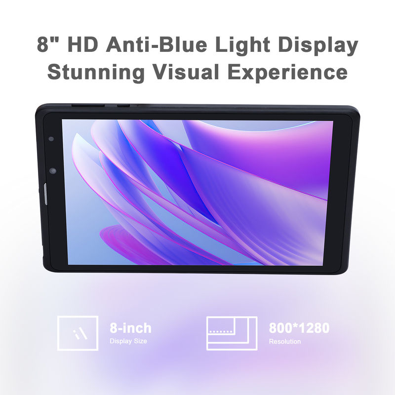 C idea 8 дюймовый Android Tablet Pc Производитель с Android 12 Quad Core 8GB+512GB Хранение IPS HD Дисплей CM835 ((черный)