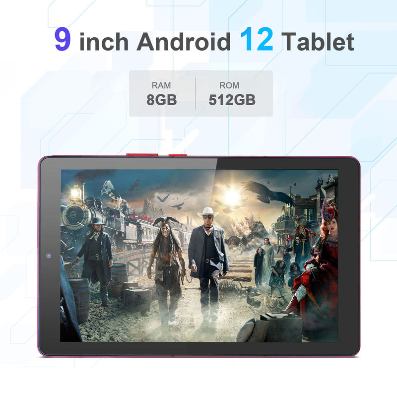 C идея 9 дюймовый планшетный ПК WIFI 2.4G/5G 800x1280 IPS Screen Android Tablet Поддержка телефонных звонков с двойной камерой (красный)