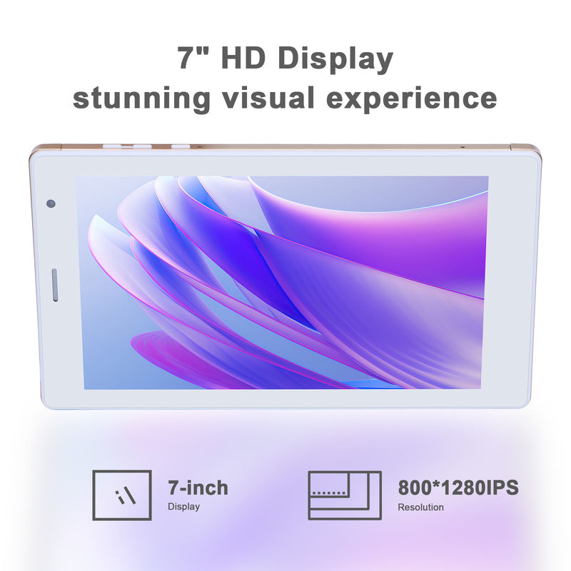 C идея 7 дюймовые Android смарт планшеты 8+512 ГБ Quad Core WiFi планшет HD сенсорный экран CM513 ((Золото)