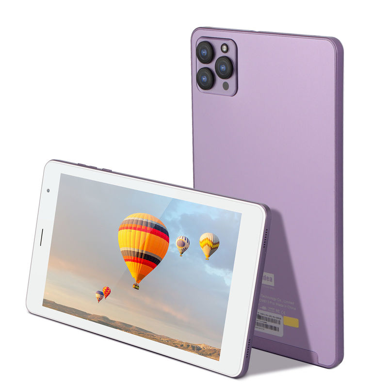 C Idea 6 ГБ оперативной памяти 8 дюймов Android Tablet PC 512 ГБ Android 12 Tablet 1.3 ГГц IPS HD Дисплей Четырехъядерный процессор CM813-фиолетовый