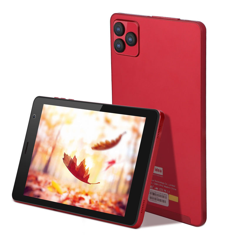 C идея 8 дюймовый Android 12 Tablet 6 ГБ оперативной памяти 512 ГБ ROM 8000mAh батарея 5+8MP Камера CM813 PRO-красный