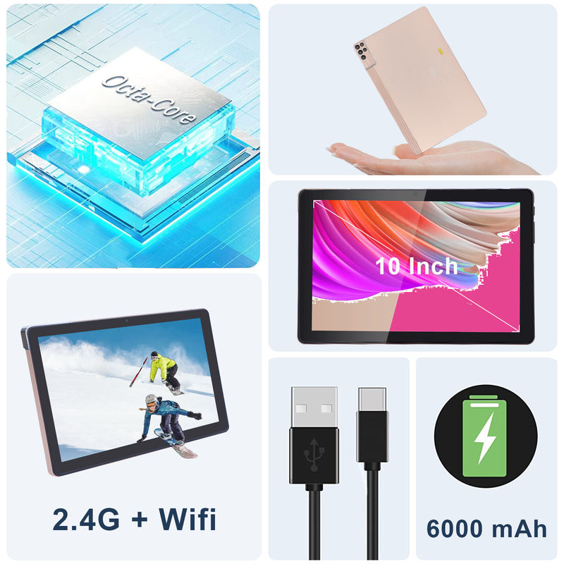 C Idea 10 дюймовый планшетный ПК Android 12 планшетный ПК 6 ГБ оперативная память 256 ГБ ROM 6000mAh батарея IPS HD сенсорный экран CM7000PLUS