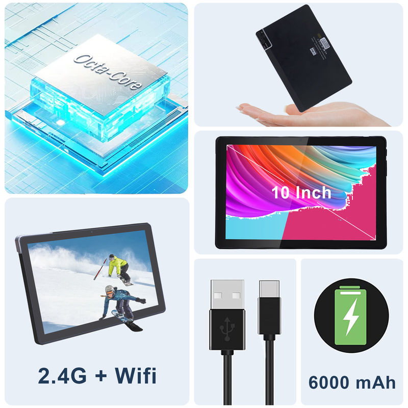 C идея 800x1280 IPS 10 дюймовый планшетный ПК с корпусом 256GB ROM Quad Core Dual 5MP+8MP Камера HD IPS Дисплей CM7000 Черный