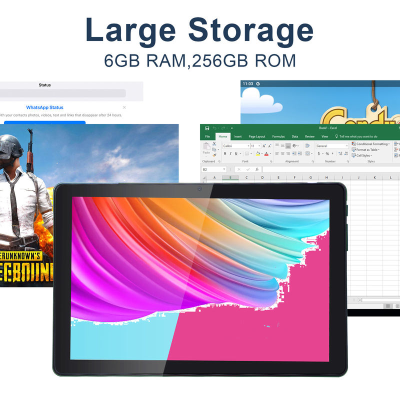 C идея 6+256GB 800x1280 IPS 10 дюймовый планшетный компьютер с корпусом Quad Core Dual 5MP+8MP Камера HD IPS дисплей CM7000