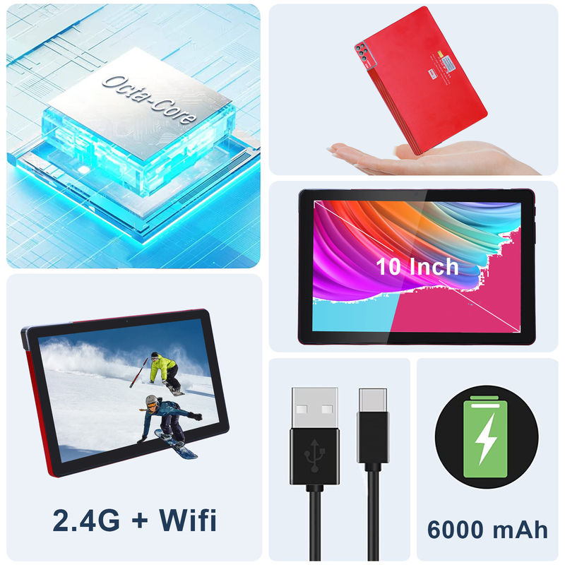 C Idea 10 дюймовый планшетный ПК Android 12 планшетный ПК 6 ГБ оперативная память 256 ГБ ROM 6000mAh батарея IPS HD сенсорный экран CM7000PLUS