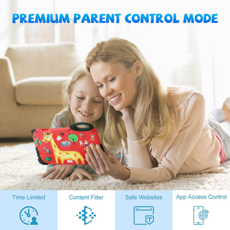 C Idea Android 13 Kids Tablet 4+32GB Учебный планшет для студентов Двойная камера CM92