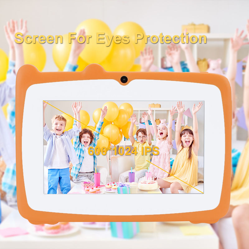 C идея 7 дюймовый планшет Kidspad с 4 ГБ оперативной памяти + 64 ГБ ROM HD IPS Безопасность защиты глаз для ребенка CM80 Оранжевый