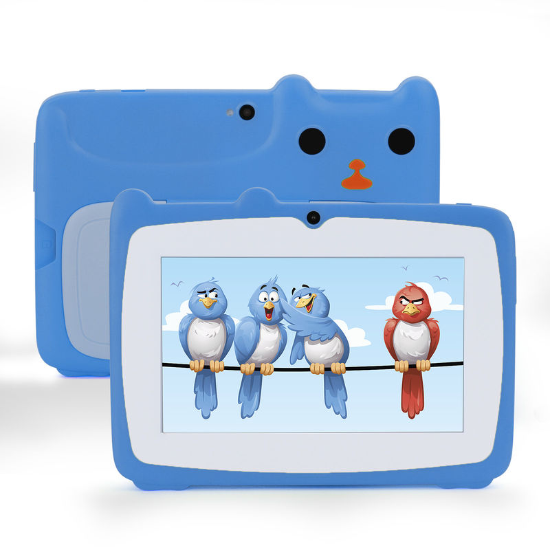 C идея Учебный планшет Kidspad 7 дюймов с детским корпусом 4GB + 64GB Quad Core 600 X 1024 IPS CM80 Синий