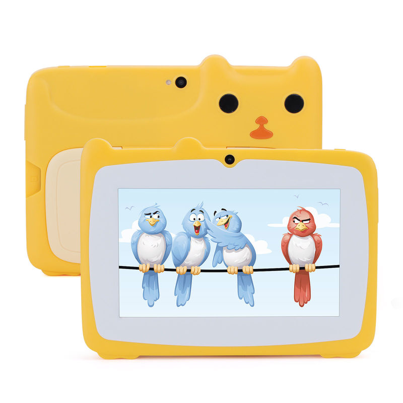 C идея 7 дюймовый Android Kids Learning Tablet 64GB+32GB расширяемый хранилище HD двойная камера 2MP+2MP CM80 Желтый