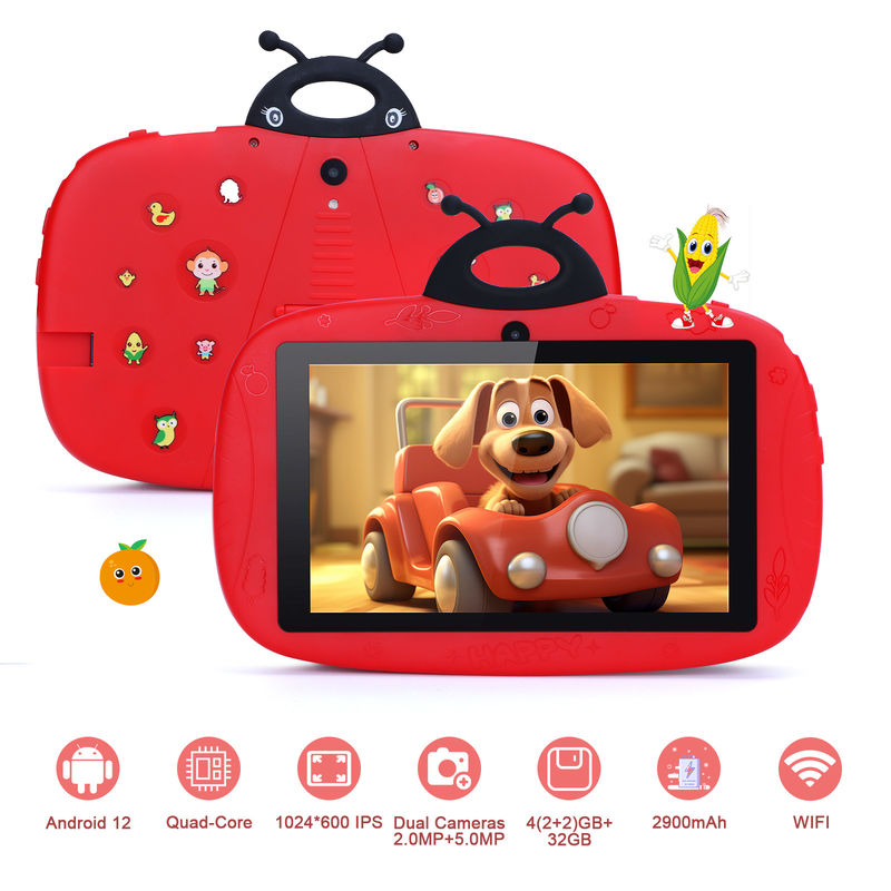 Идея 7 дюймов WIFI Планшет Android 12 32GB+32GB Расширяемое хранилище CM77Red