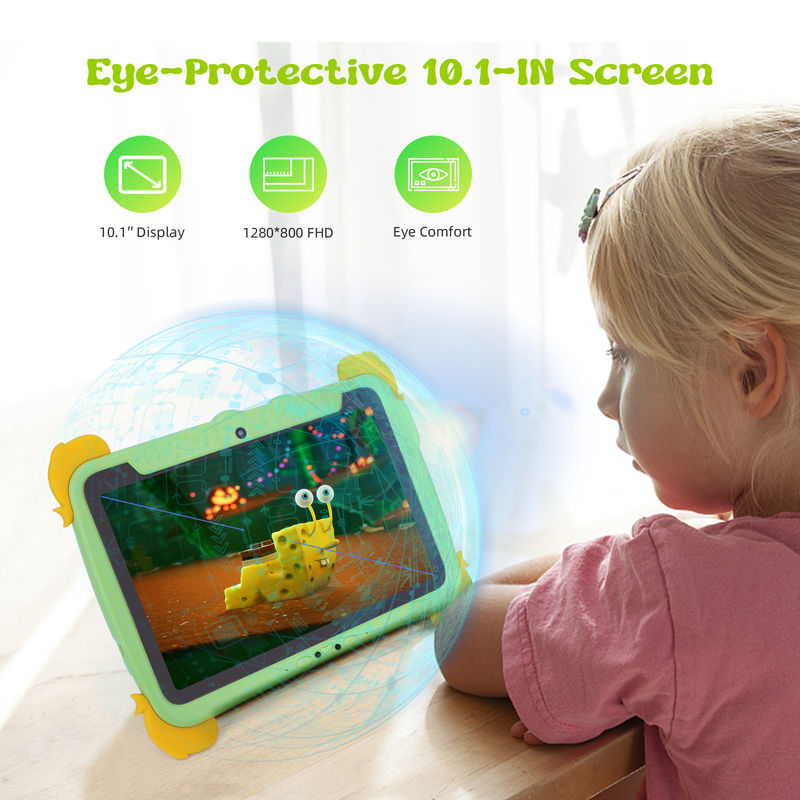 C Idea Kids Tablet 10,1 дюйма Android Tablet PC с корпусом для защиты глаз 1280*800 Экран предварительной установки IWAWA для образования