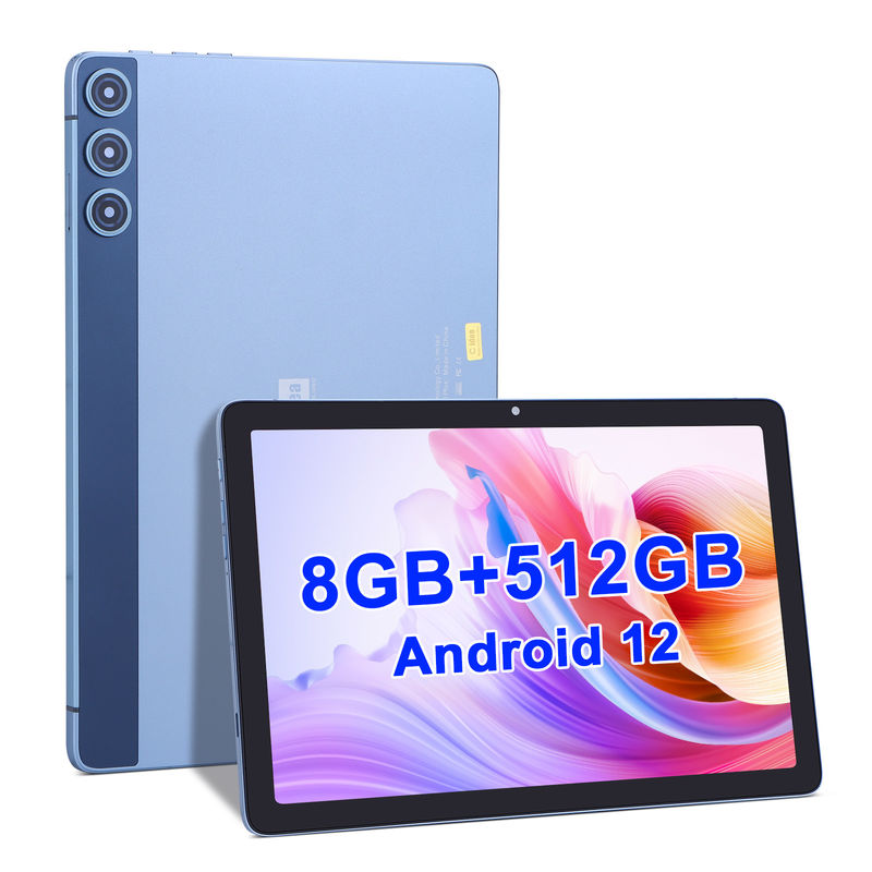 C Idea Android Tablet 10,1 дюйма Большой экран 8 ГБ оперативной памяти 512 ГБ WIFI 5G Планшет с клавиатурой и мышью Поддержка SIM-карты для студента