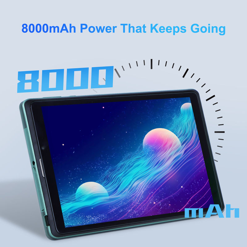 C идея 8 дюймовый Android планшетный ПК с Android 12 ОС Quad Core CPU 8 ГБ оперативной памяти 512 ГБ хранилище IPS HD дисплей CM818-Зелёный
