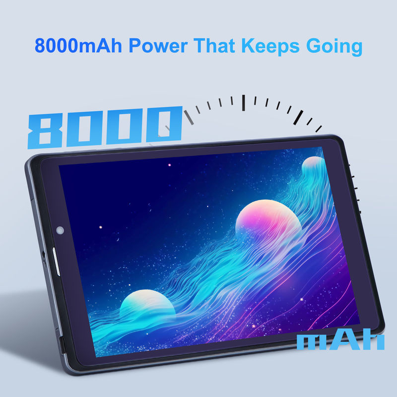 C идея Android планшетный ПК с двойной камерой 8 дюймов 1280x800 IPS HD дисплей Android 12 планшеты для студентов CM818-серый