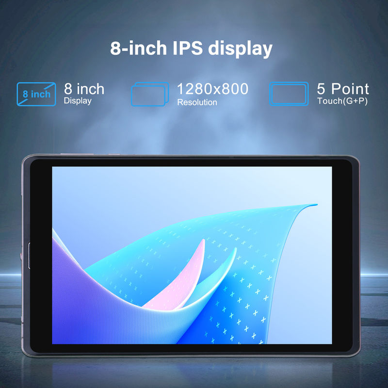 C Idea 8 дюймовый Android 12 Tablet 8000mAh Батарея 5+8MP Камера 8 ГБ ОЗУ 512 ГБ РОМ для обучения Учеба CM818-розовый