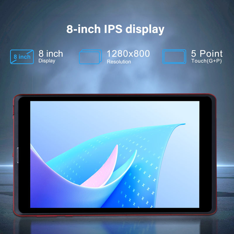 C Idea 8 дюймовый Android 12 Tablet 8 ГБ оперативной памяти 512 ГБ ROM 8000mAh батарея 5+8MP Камера для студента с поддержкой SIM CM818-красный