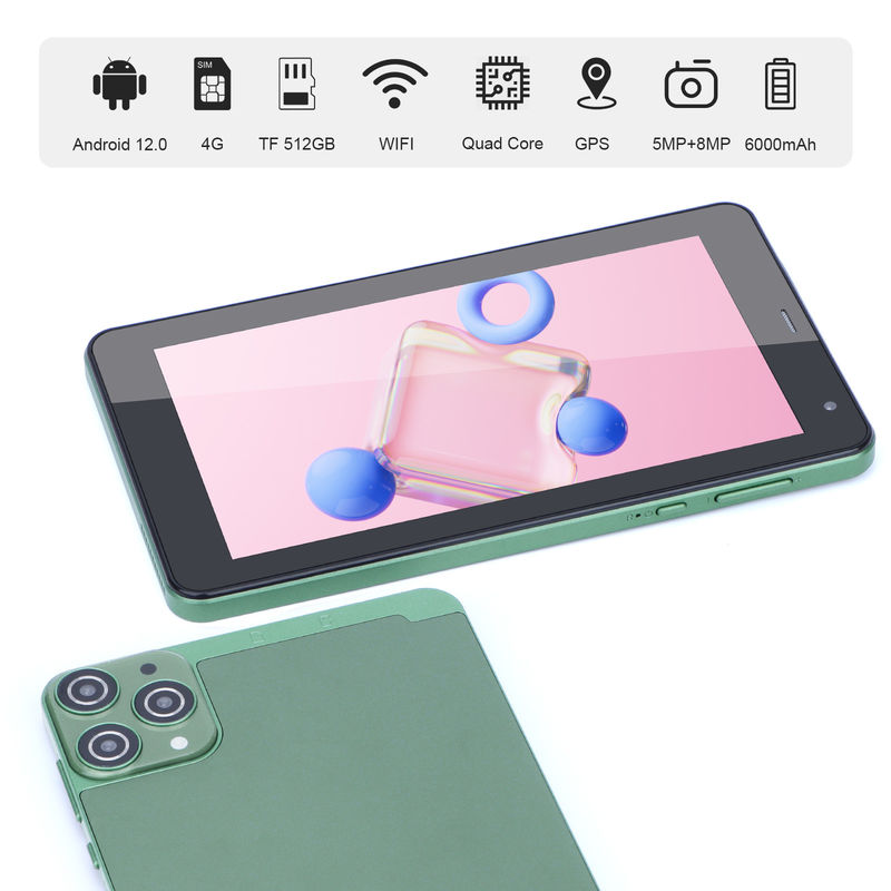 C Idea 7 дюймовые Android планшеты 6+128 ГБ Quad Core планшеты с сенсорным экраном для Studenet CM515 ((зеленый)