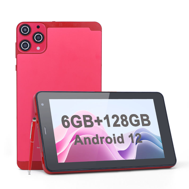 C Idea 7-дюймовые маленькие планшеты Quad Core WiFi 5G Android Tablet PC для образования CM515 ((красный)