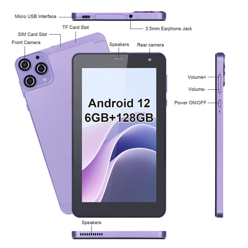 C Idea 7-дюймовый Android планшет 512GB Quad Core Smart Tablet ПК для студентов Cm515