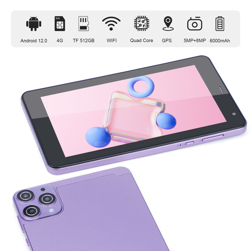 C Idea 7-дюймовый Android планшет 512GB Quad Core Smart Tablet ПК для студентов Cm515