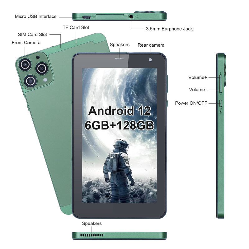 C Idea WiFi Tablet 7 дюймовые Android Smart Tablets 512 ГБ HD сенсорный экран для Studenet CM515