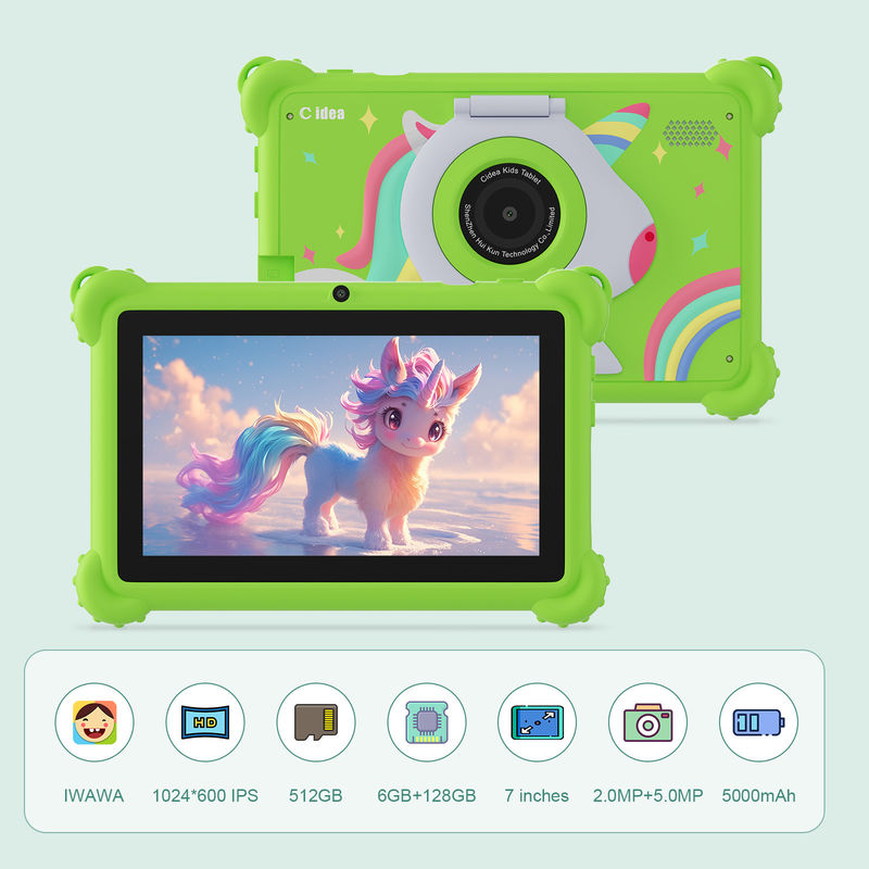 C Idea 7 дюймовый WIFI Kidspad Android System 6+128GB Tablet For Kids с корпусом CM88