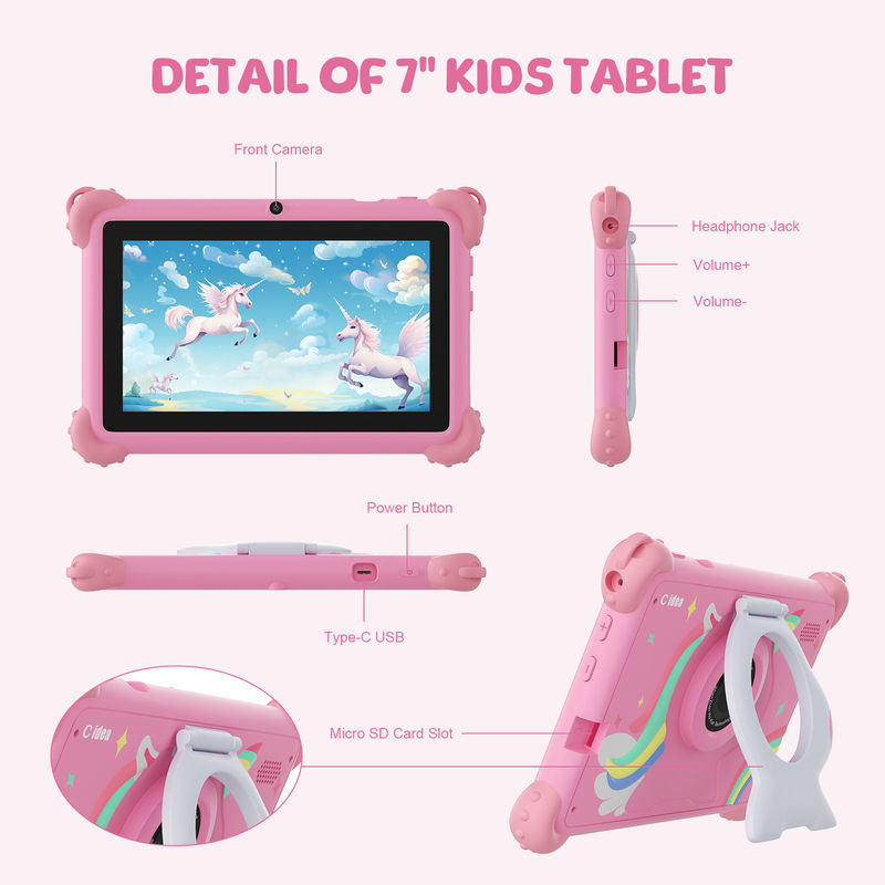 C идея Advanced 2024 Kids Tablet Android 12 производительность и детский дизайн CM88
