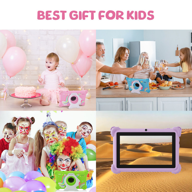 C идея 2024 Детский учебный планшет Яркий HD экран и образовательные приложения включают CM88