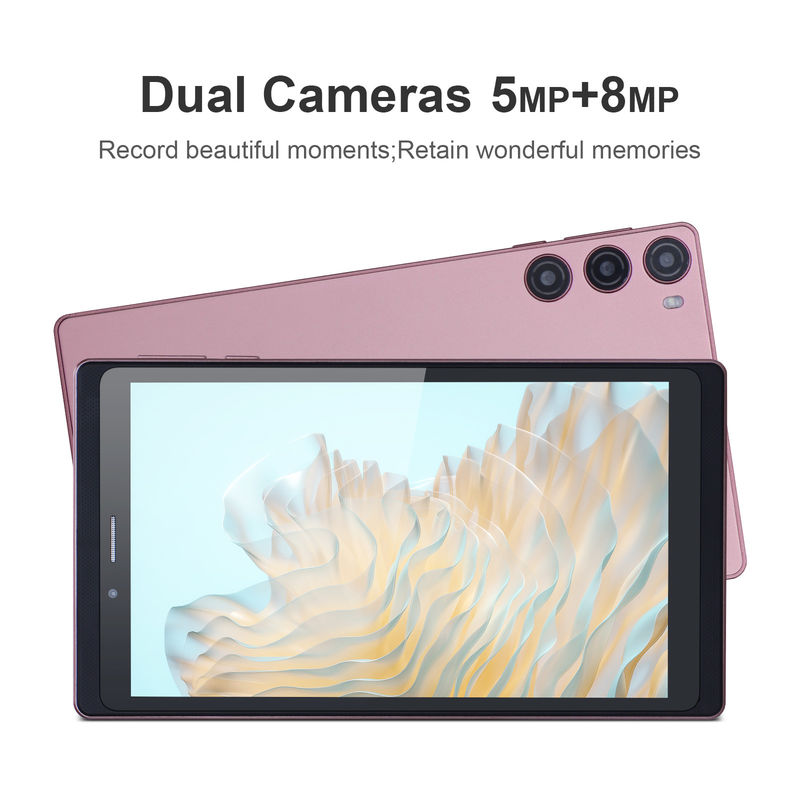 C Idea Android 12 Tablet 6GB RAM 128GB ROM с SIM 7 дюймовый планшетный ПК для студентов CM525 Розовый