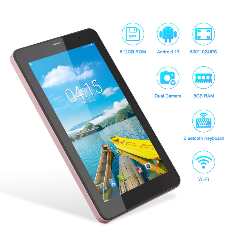 C Idea 7 дюймовые планшеты с SIM Wifi Android планшетный компьютер для студентов CM518 Pro Pink