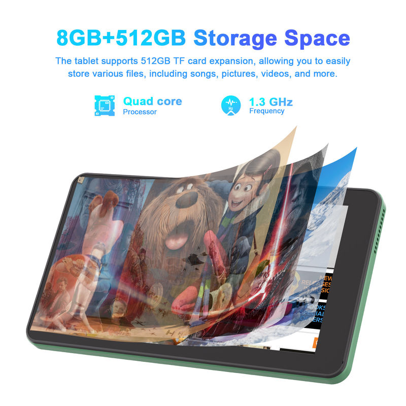 C Idea 7-дюймовые планшеты с SIM Wifi Android Smart Tablet PC для образования CM518 Pro Зеленый