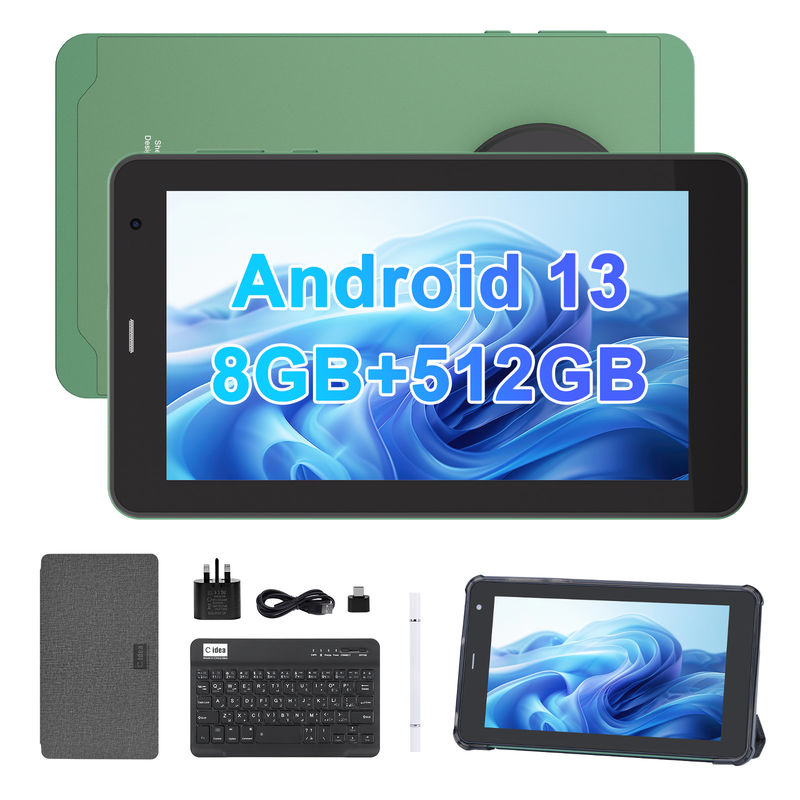 C Idea 7-дюймовые планшеты с SIM Wifi Android Smart Tablet PC для образования CM518 Pro Зеленый