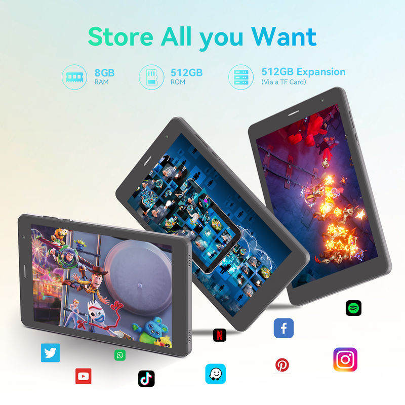 C Idea Quad Core Android Tablet портативный 8-дюймовый планшет для студентов с SIM-картой CM828 черный