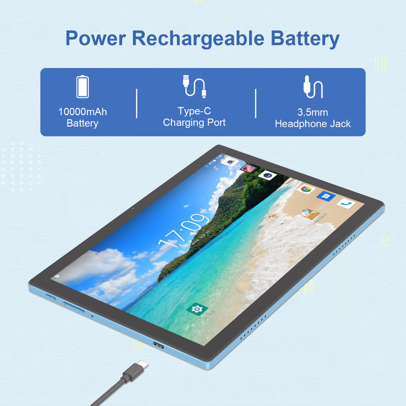 C Idea Android 14 сенсорный экран 10.1 дюймовые планшеты с клавиатурой и ручкой CM8200plus Синий