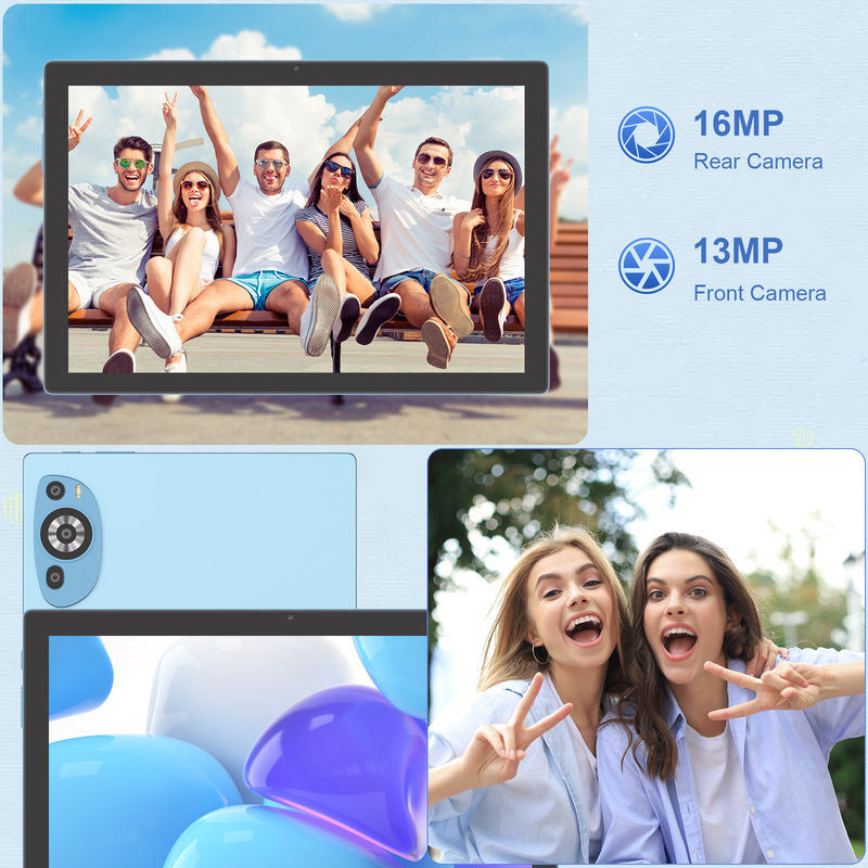 C Idea Android 14 сенсорный экран 10.1 дюймовые планшеты с клавиатурой и ручкой CM8200plus Синий