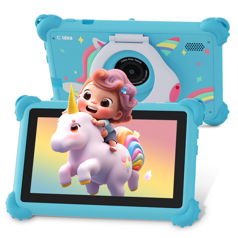 Новейшие планшеты C Idea 4+32GB Android 13 планшет Kidspad с образовательным приложением CM91 синий