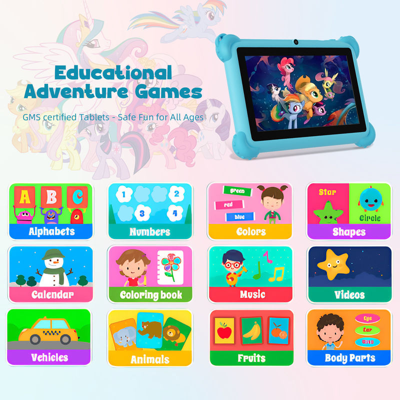 Новейшие планшеты C Idea 4+32GB Android 13 планшет Kidspad с образовательным приложением CM91 синий