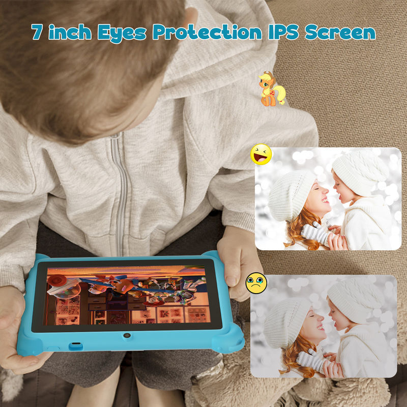 Новейшие планшеты C Idea 4+32GB Android 13 планшет Kidspad с образовательным приложением CM91 синий